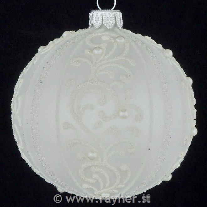 DAGMARA Pallina di natale in vetro, 8cm