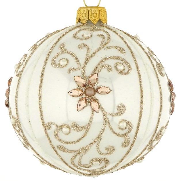 DAGMARA Pallina di natale in vetro, 8cm