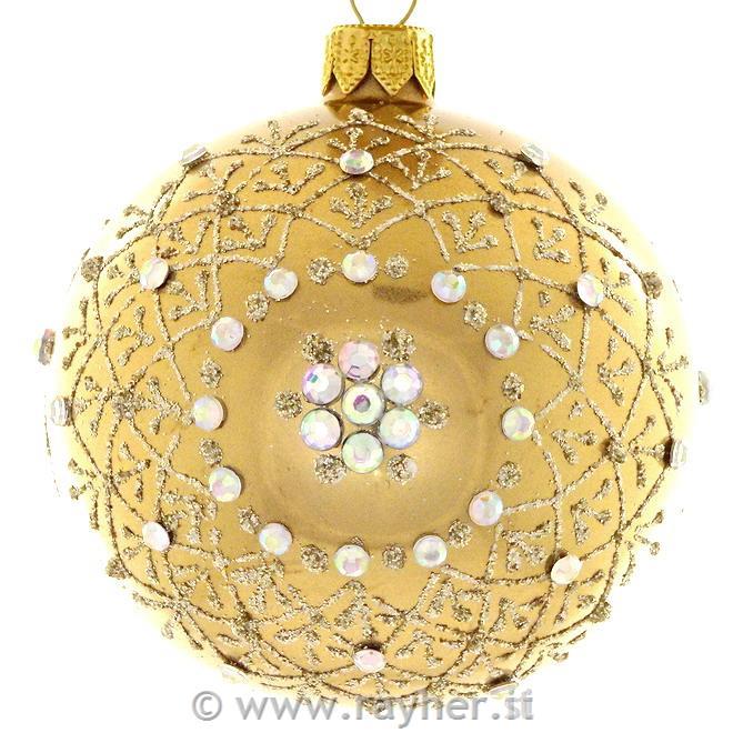 DAGMARA Pallina di natale in vetro, 8cm