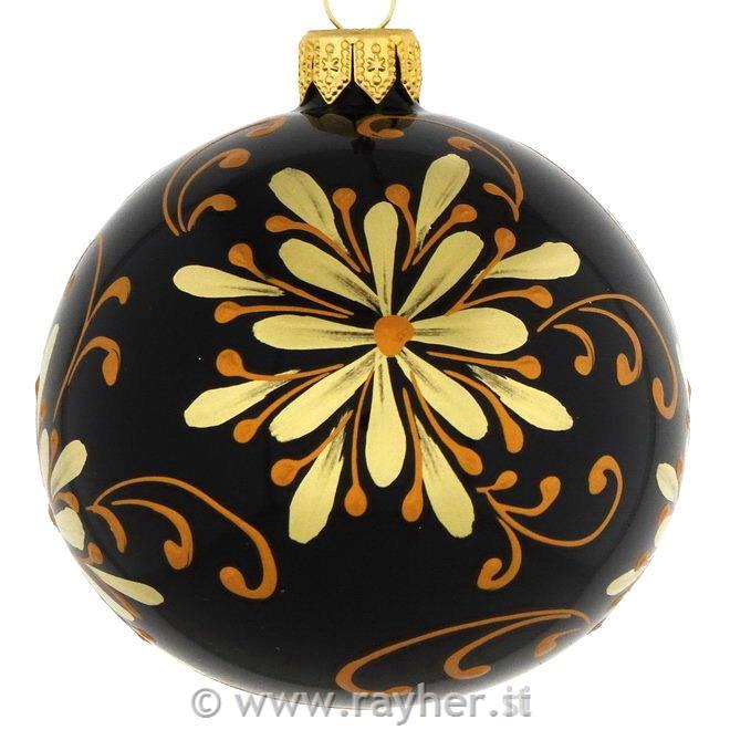 DAGMARA steklena krogla za božično drevo, 8cm