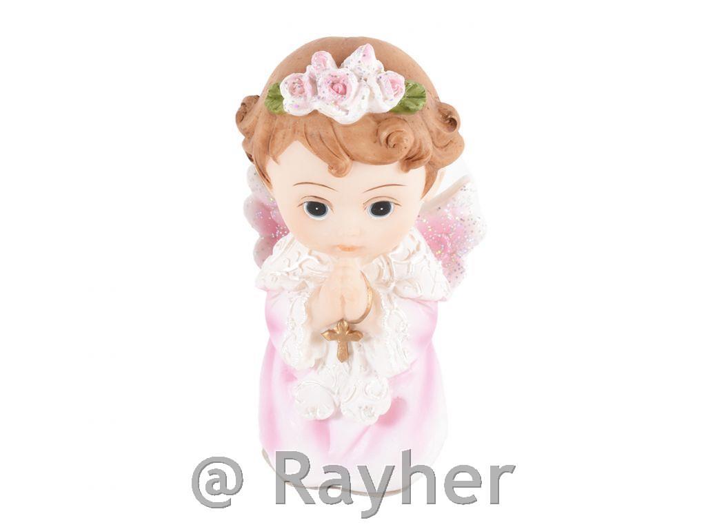 Angelo con abito rosa, 3,8 cm, 1 pz