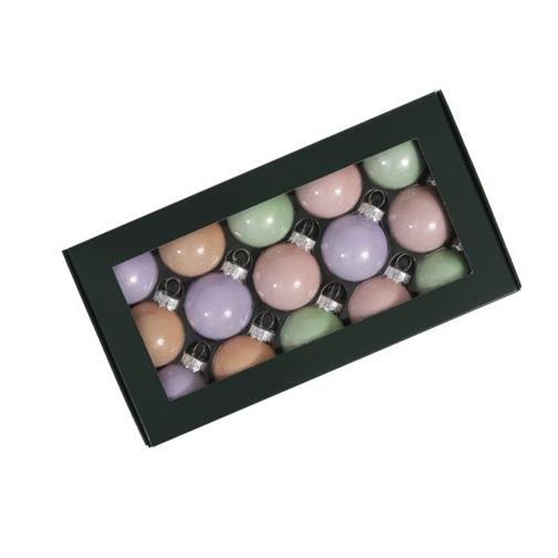 Palline per albero di Natale, pastel