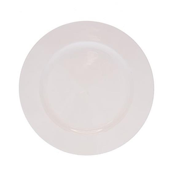 Krožnik, pladenj 28x28x2cm bel