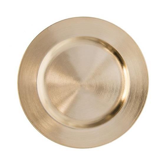 Piatto, vassoio 33x33x2cm oro