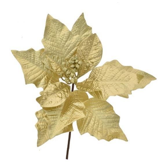 Stella di Natale, 12cm, oro