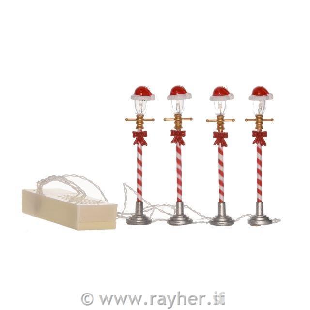 Lučke božične z venčki, set 4