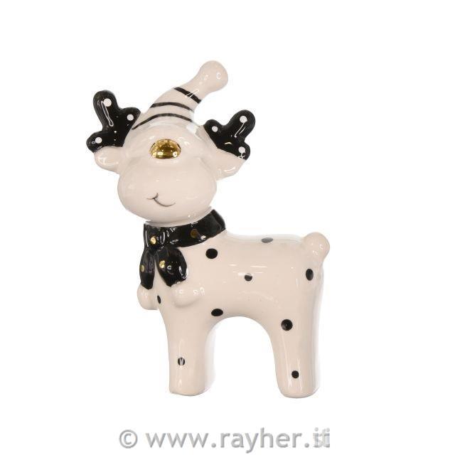 Cervetto con naso dorato, 8 cm