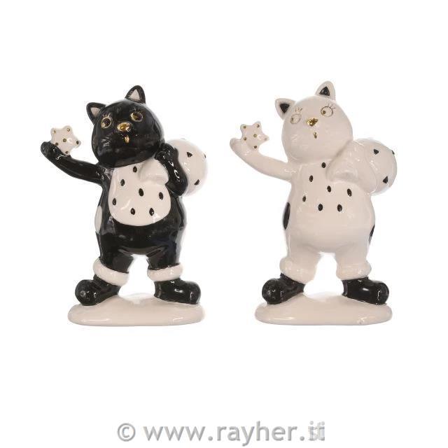 Gattino con stella, 11,5 cm, 1 pe