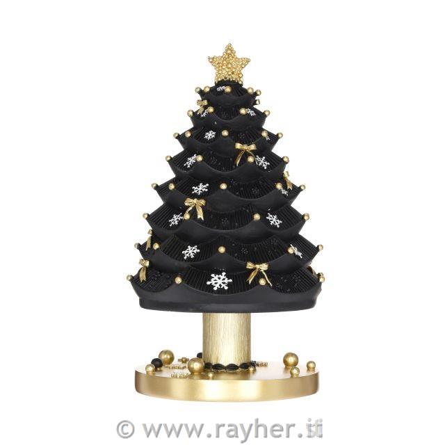 Carosello Abete nero e oro 20,5 cm