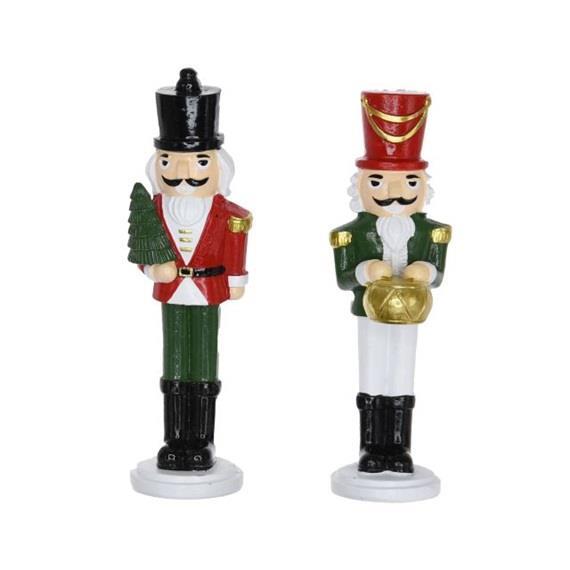 Hrestač, rdeče zelen 13.5cm, 1 kos