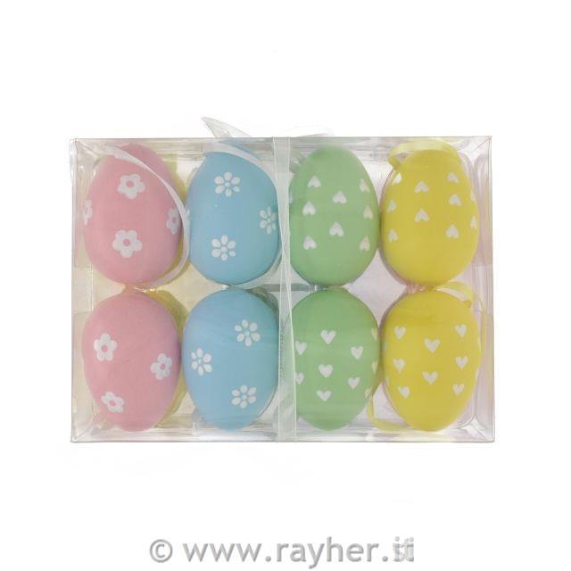 Uova pastello, set da 6