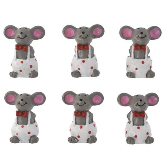 Topolini con fiocco, 6pz