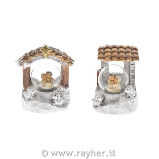 Snežna krogla, Sveta družina, 9cm
