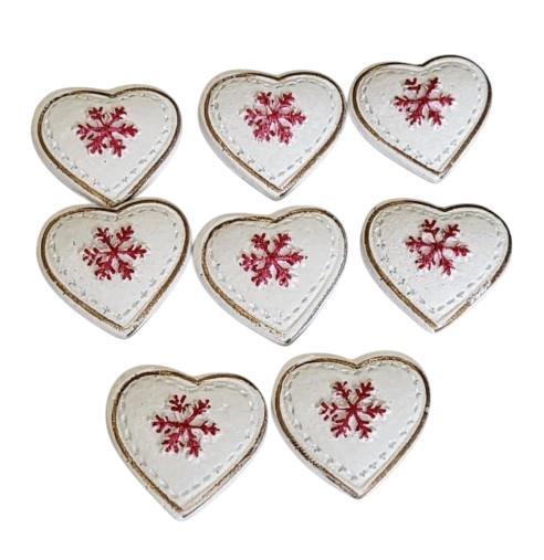 Decorazioni a cuoricini, autoadesive,8pz