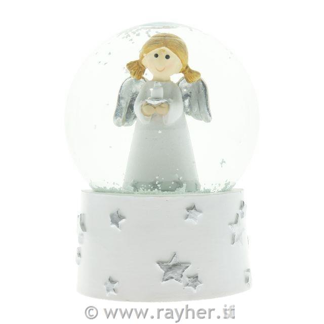 Palla di neve, Angel, 10cm