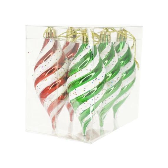 Decorazioni natalizie palline avvolte