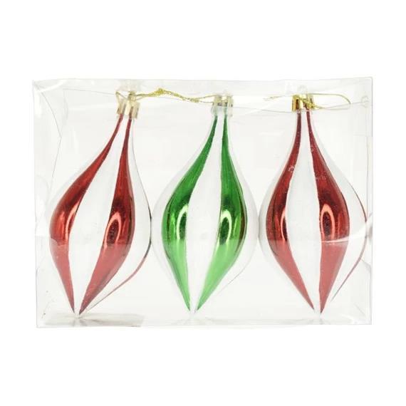 Decorazioni natalizie a forma allungata