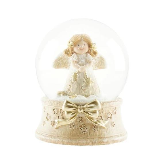 Snežna krogla, Angel z zvezdo, 6.5cm