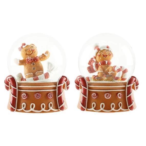 Snežna krogla, Piškotek, 8.8cm, 1 kos