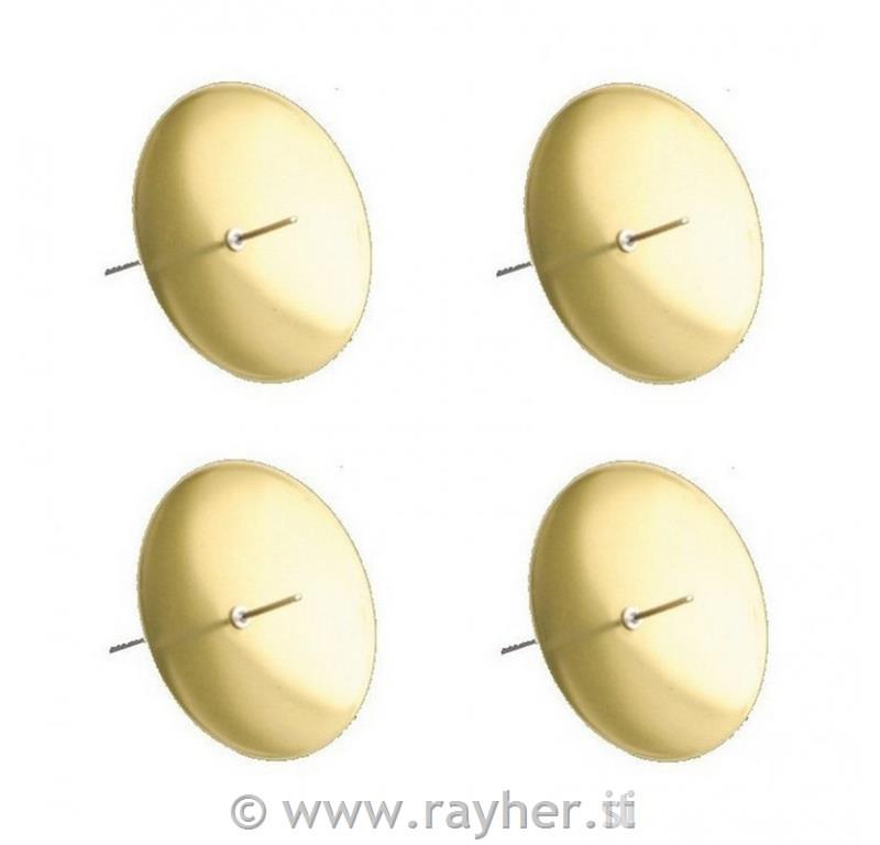 Svečniki za adventne sveče, zlati, 5,8cm, set 4