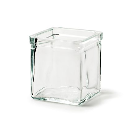 Contenitore in vetro 7x7x8cm