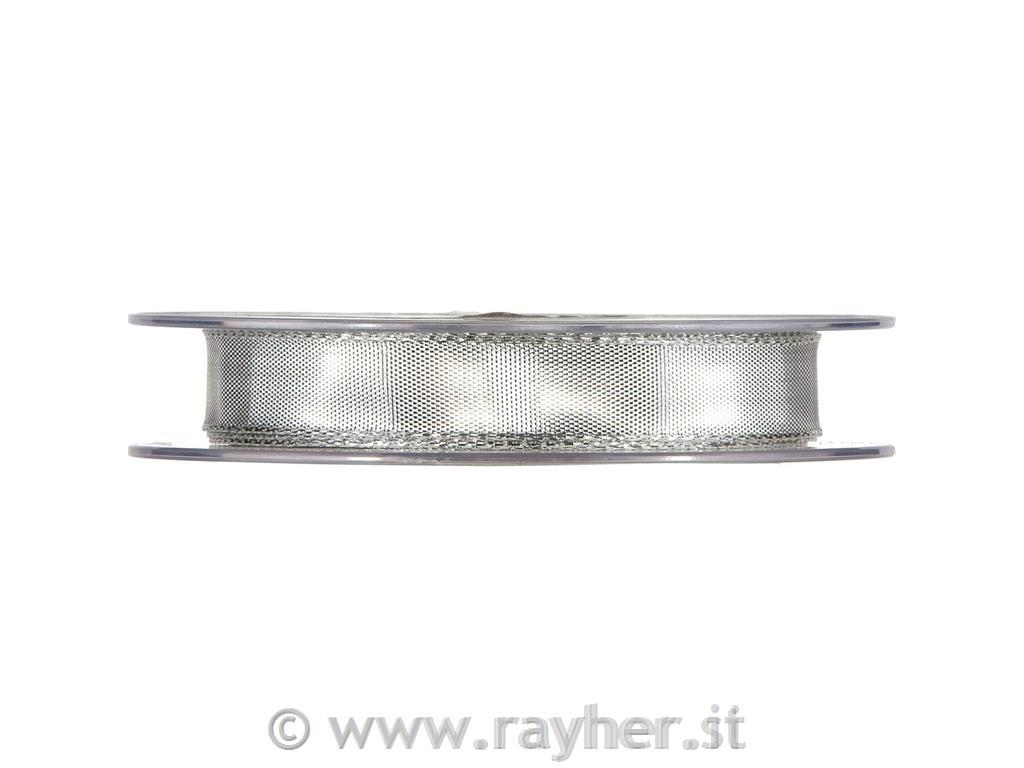 Trak srebrn z žico, 16mm, 1m