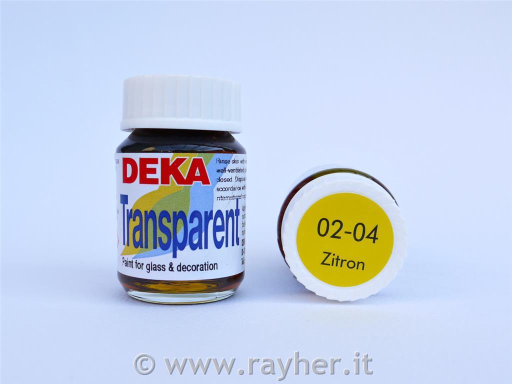 DEKA Transparent 25 ml giallo limone
