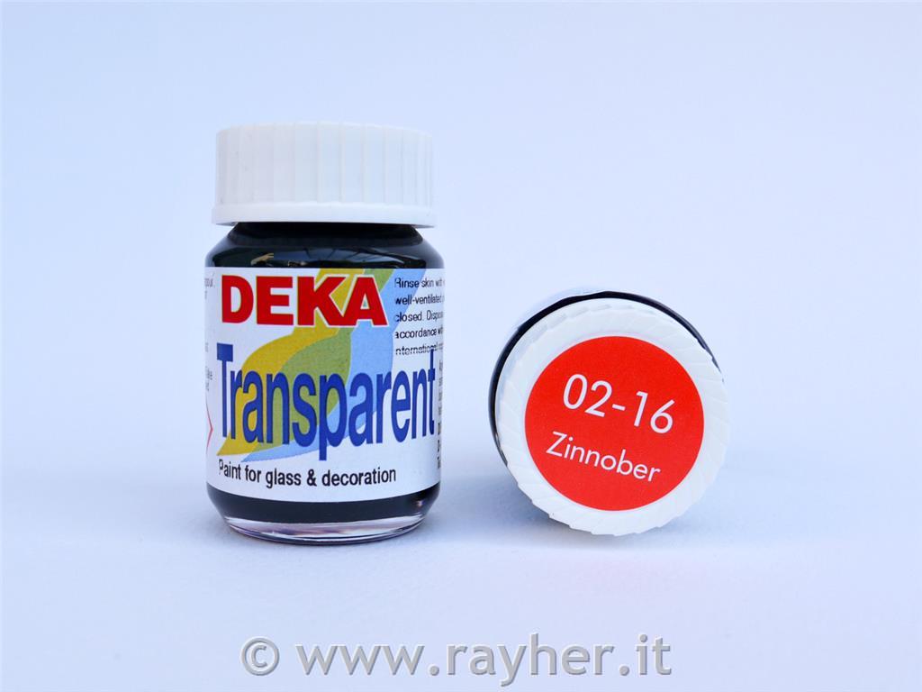 DEKA Transparent 25 ml vermilion