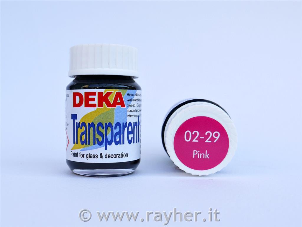 DEKA Transparent 25 ml pink