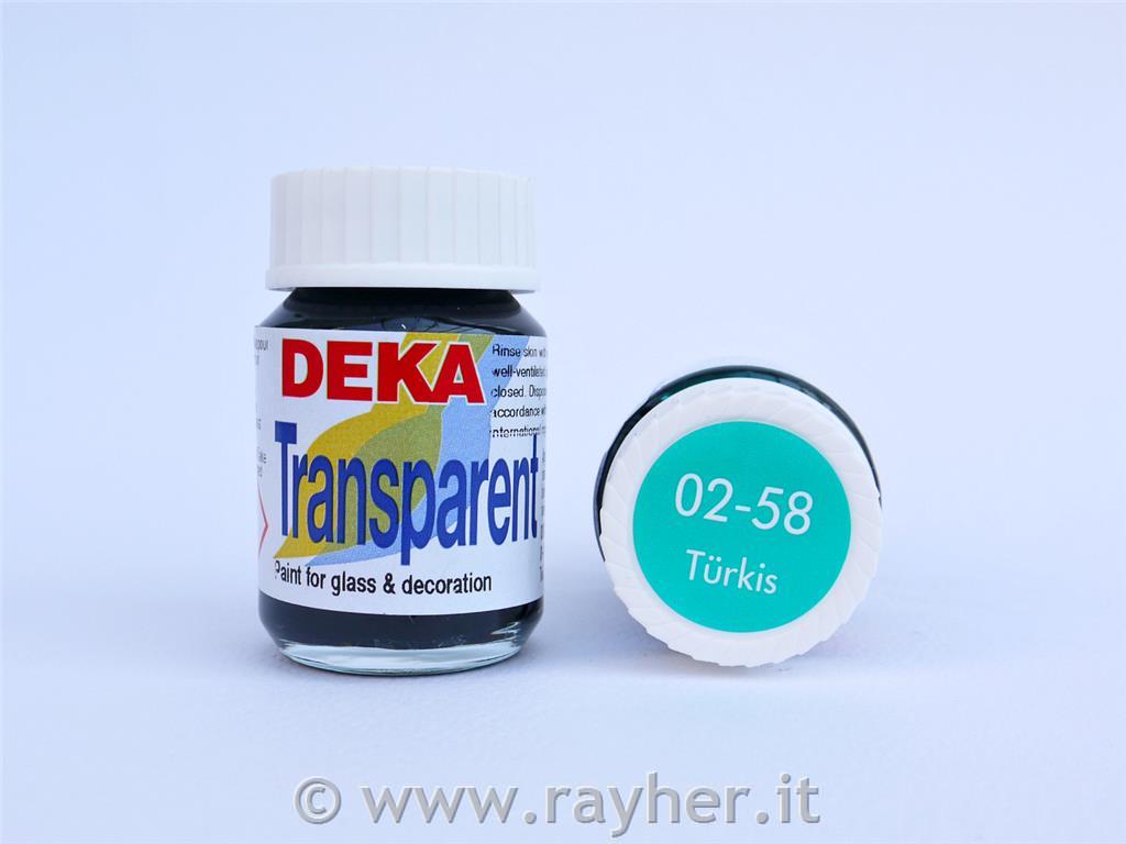 DEKA Transparent 25 ml turkiz