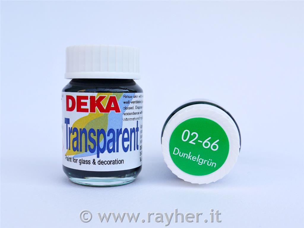 DEKA Transparent 25 ml verde scuro