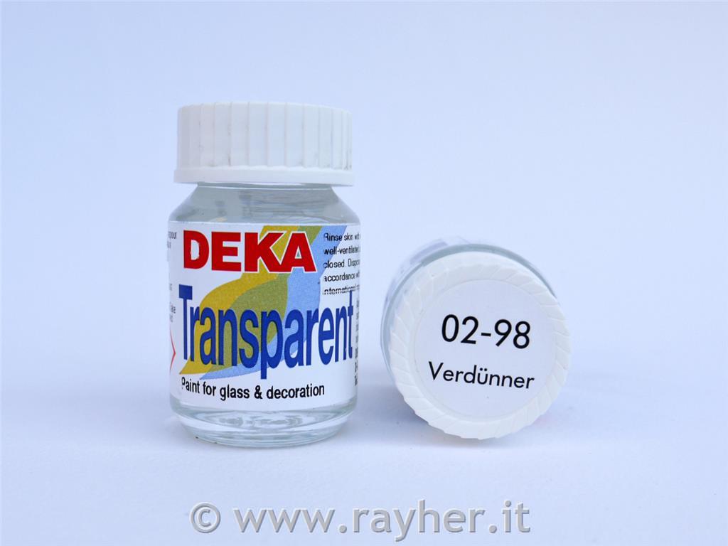 DEKA Transparent 25 ml diluente