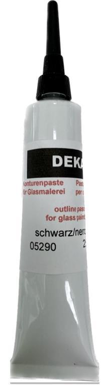 DEKA contorno per vetro 25g nero