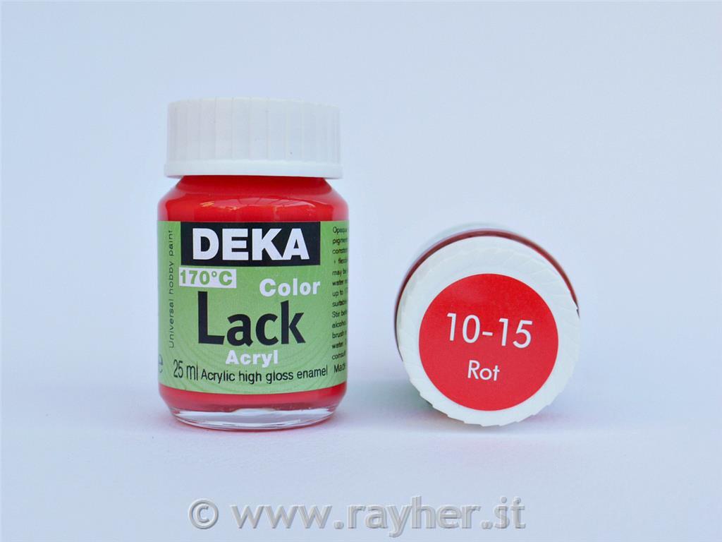 DEKA ColorLack 25 ml rdeča