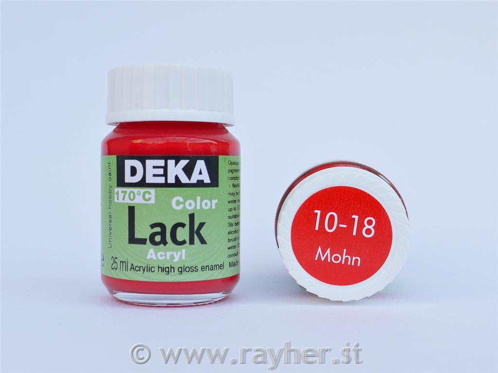 DEKA ColorLack 25 ml rosso papavero