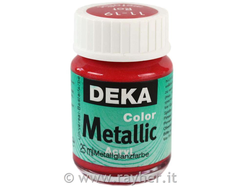 Deka ColorMetallic 25 ml; red