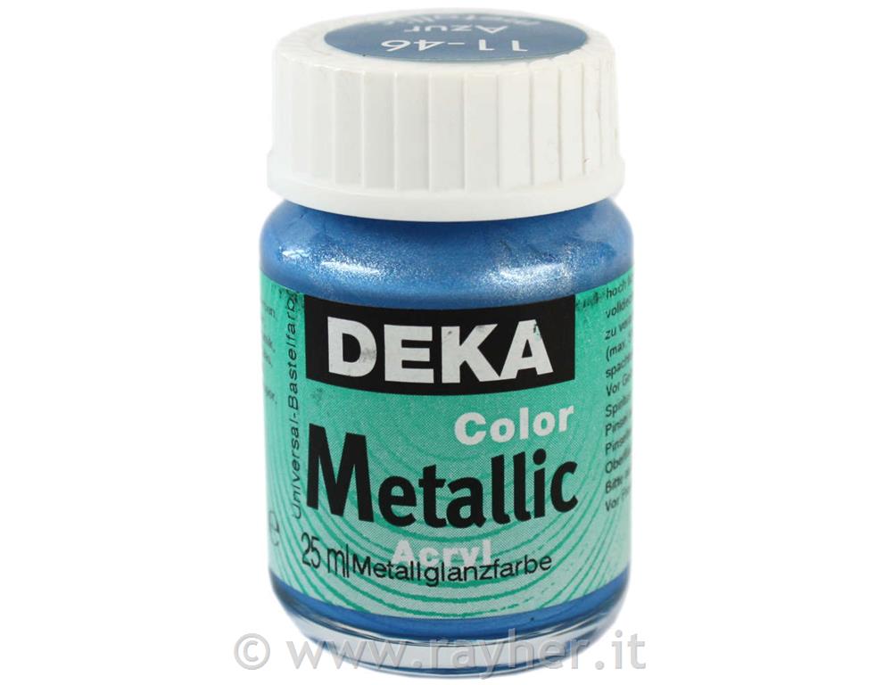 Deka ColorMetallic 25 ml; azure