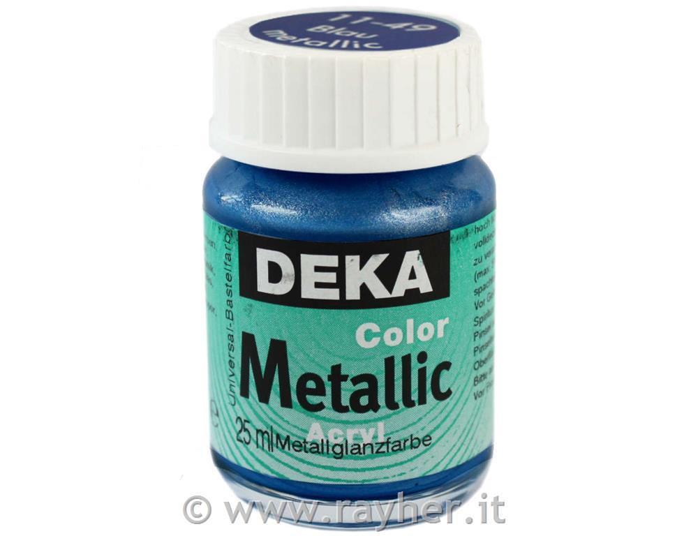 Akrilna barva Deka ColorMetallic 25 ml modra