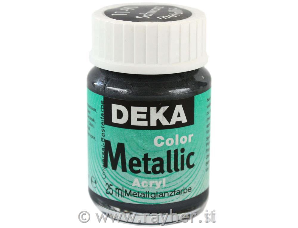 Deka ColorMetallic 25 ml; black