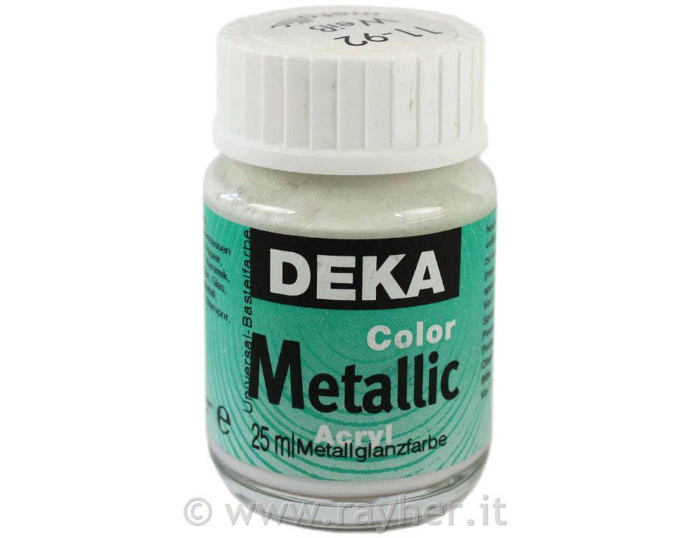 Deka ColorMetallic 25 ml; white