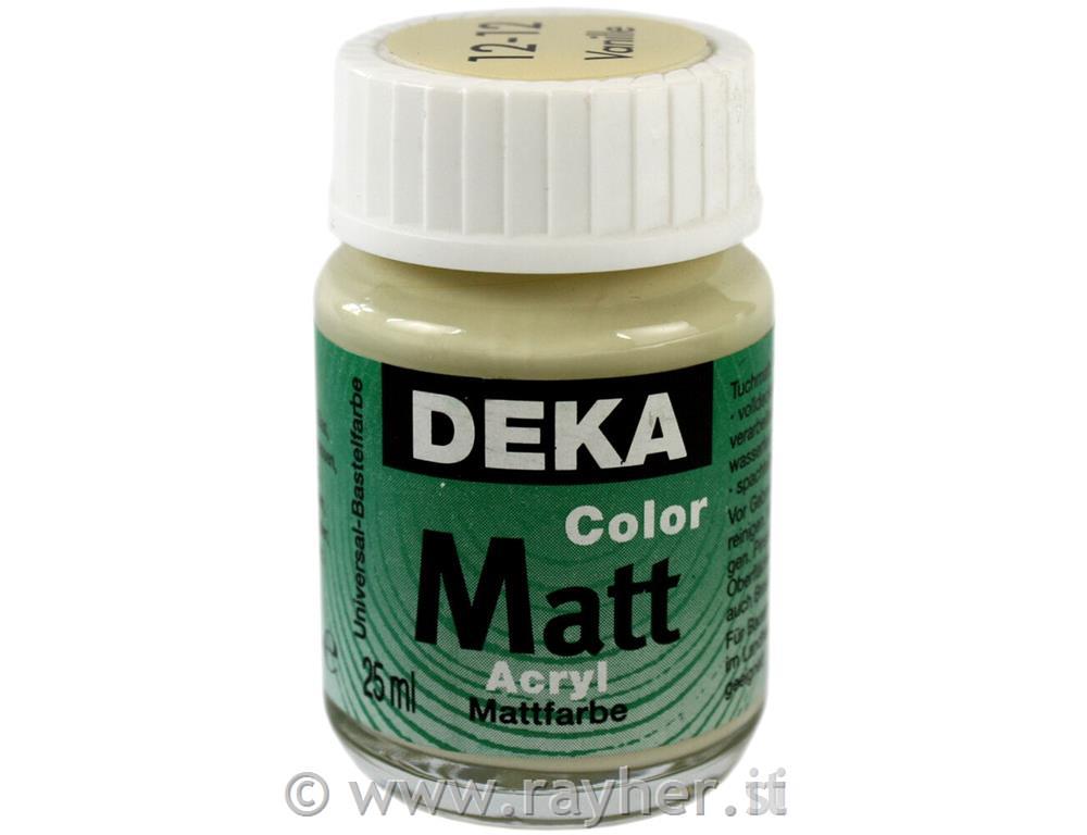 Akrilna barva DEKA ColorMatt 25 ml vanilija