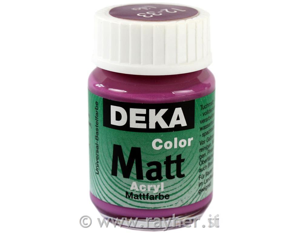 Akrilna barva DEKA ColorMatt 25 ml sv.vijolična