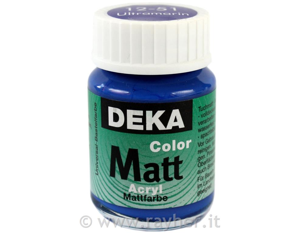 Akrilna barva DEKA ColorMatt 25 ml ultramarin