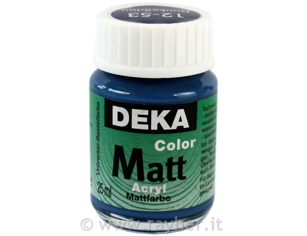 DEKA ColorMatt 25 ml; dark blue