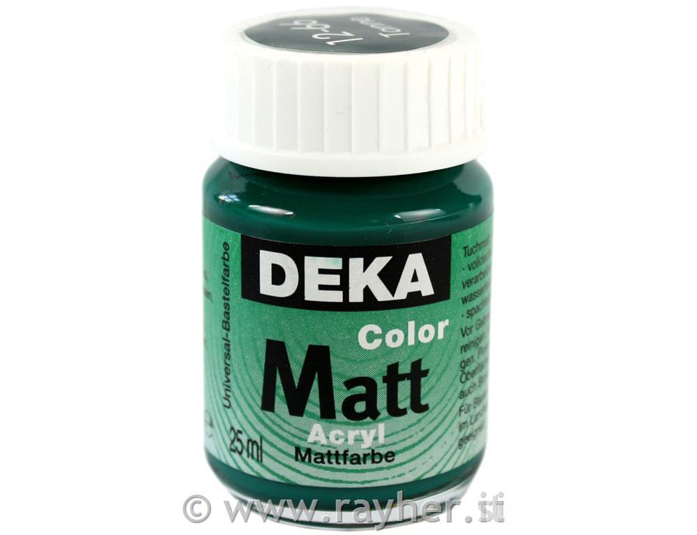 Akrilna barva DEKA ColorMatt 25 ml smrekovo zelena