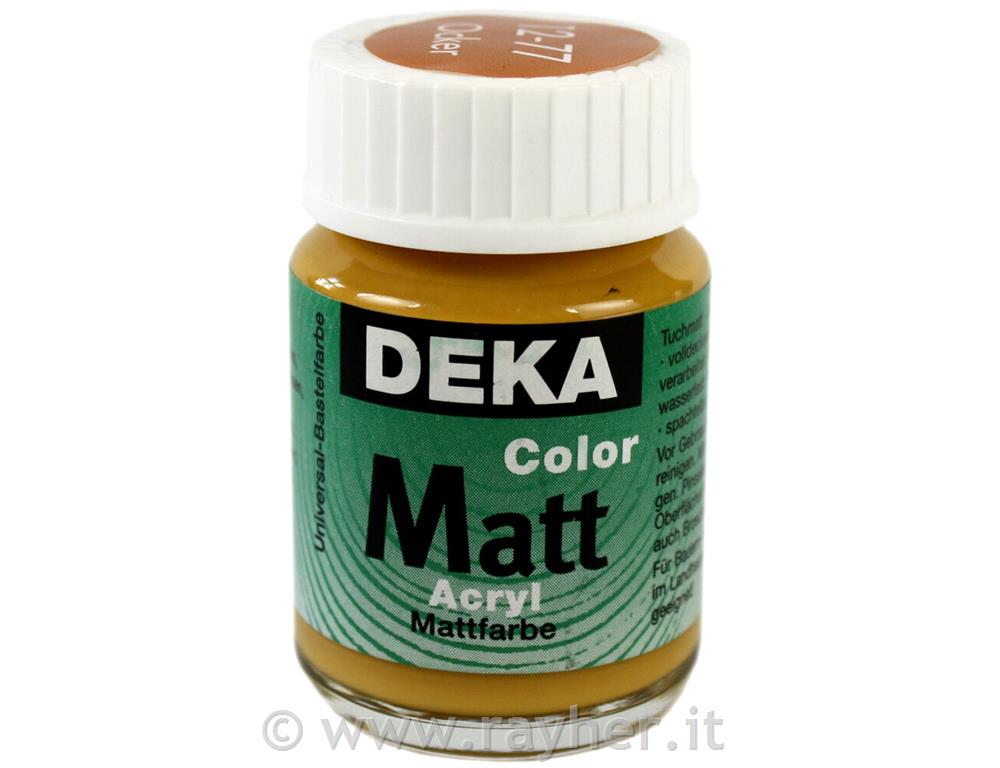 Akrilna barva DEKA ColorMatt 25 ml oker