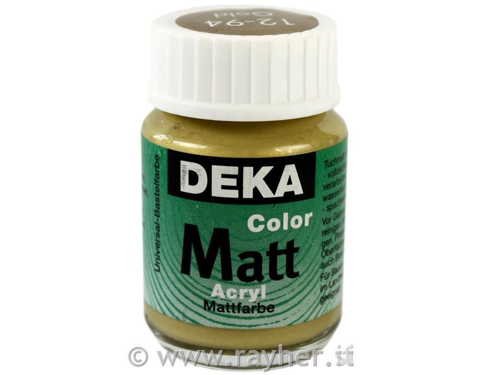 DEKA ColorMatt 25 ml; gold