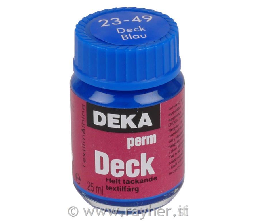 Barva za tekstil DEKA Perm Deck 25 ml modra