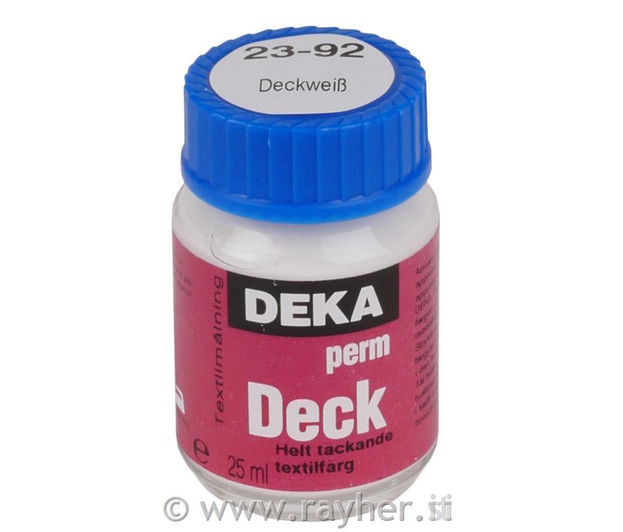 Barva za tekstil DEKA Perm Deck 25 ml bela