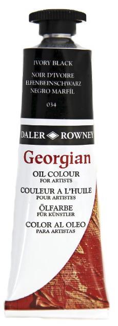 Georgian colore ad olio fine 38mlNero d'avorio